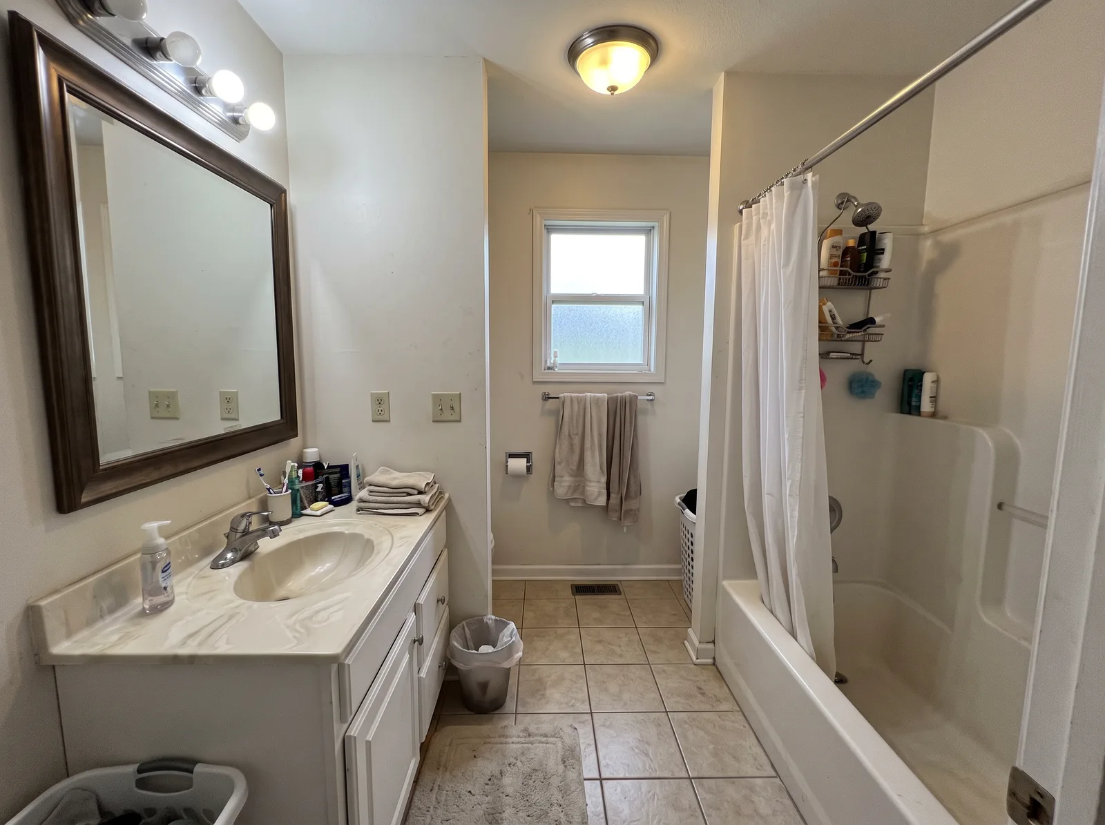 Before: AI-generated sample bathroom