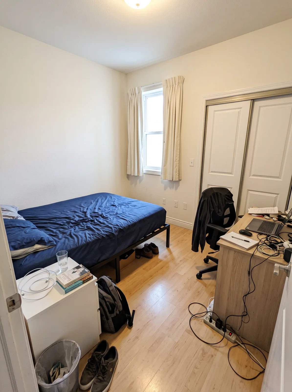 Before: AI-generated sample bedroom