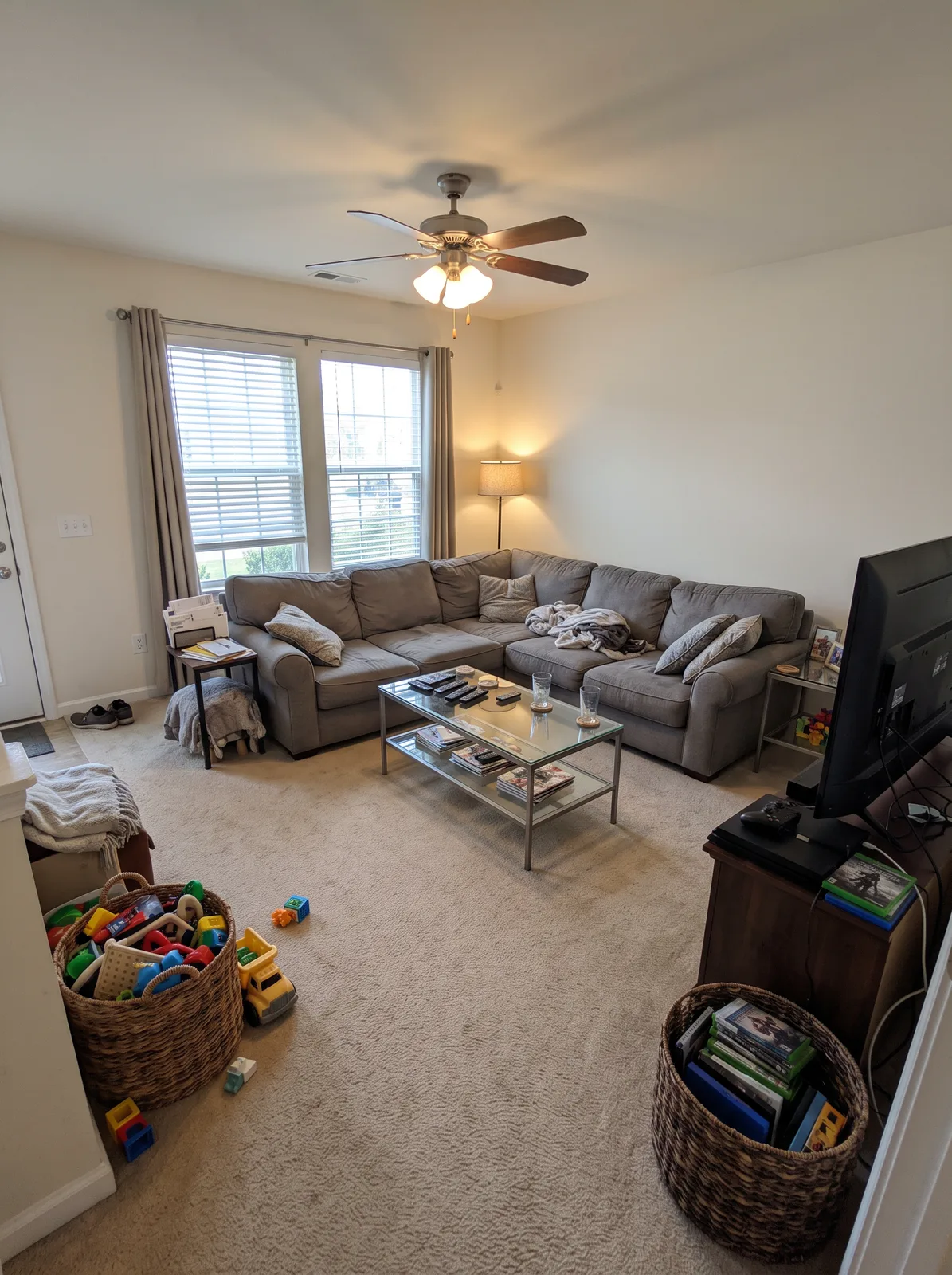Before: AI-generated sample living-room