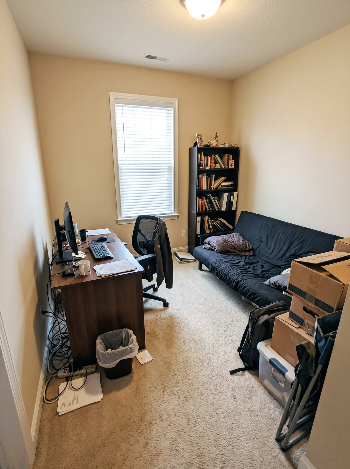 Before: AI-generated sample home-office